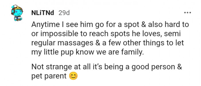 It's being a good parent and person