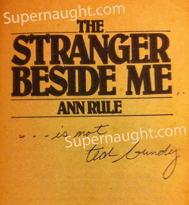 2. An autographed edition of The Stranger Beside Me, a gripping account delving into the life of Ted Bundy, is available for purchase at the modest price of $9,995.