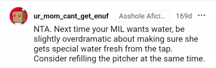 11. Consider refilling the pitcher