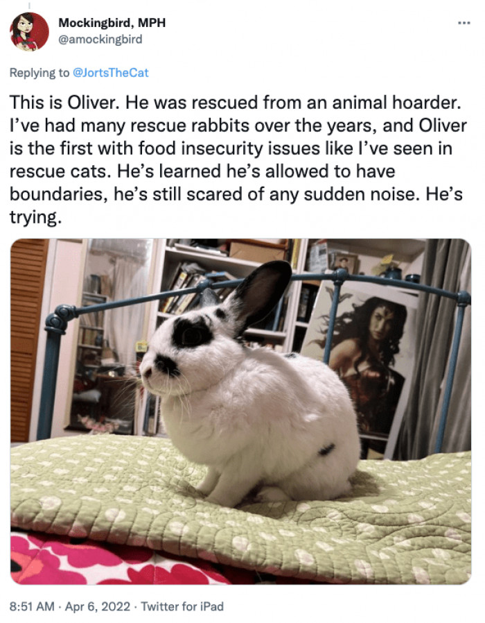 That's the important part. He's trying, and you're trying.