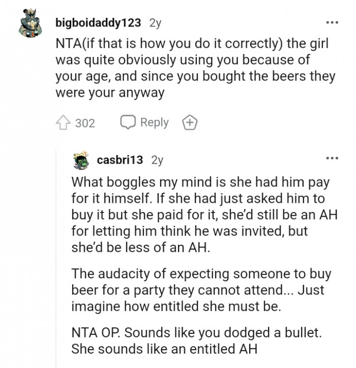 Redditor Takes Back The Beers He Bought For A Party He Was Uninvited To Gets Called Out 7077