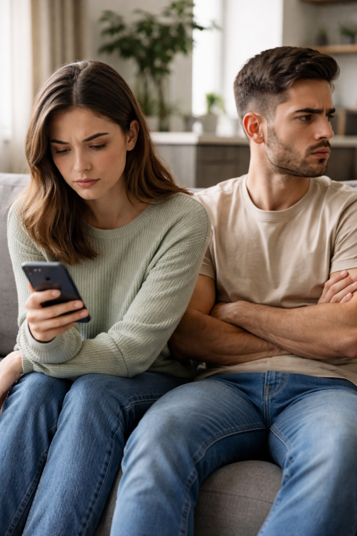 The OP's partner became upset, hurt by the mere idea that they would reach out to an ex.