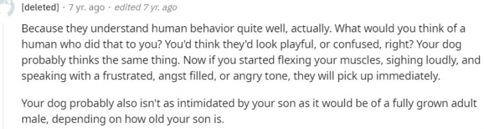 15. It all depends on how old your son is...
