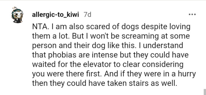 They could have waited for the elevator to clear