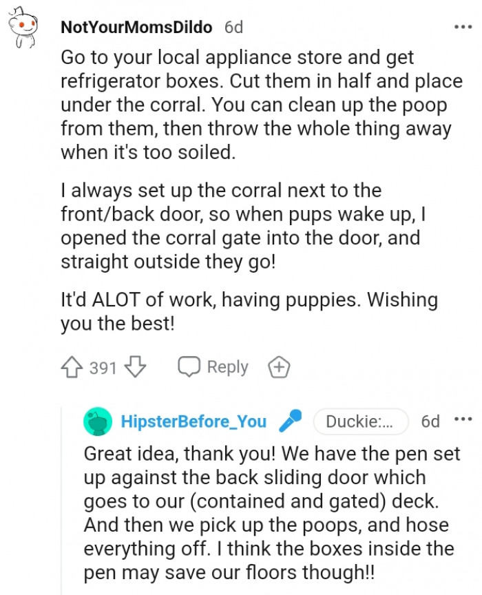 6. Having puppies is a lot of work