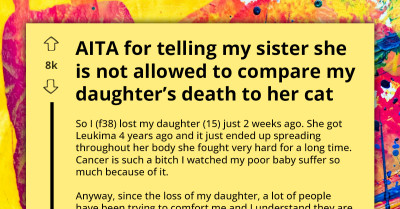 Grieving Mom Loses It and Lashes Out at Her Sister for Comparing Her Daughter's Death to That of a Cat