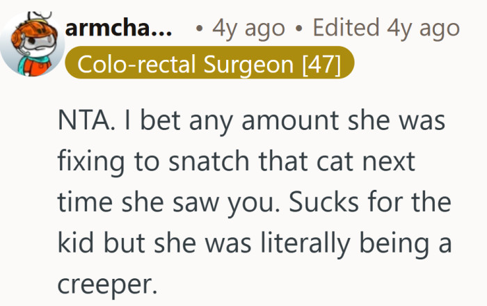 When sympathy for the child and suspicion of the situation somehow coexist.