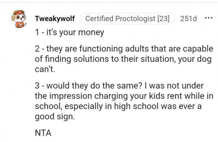 4. This Redditor is listing reasons