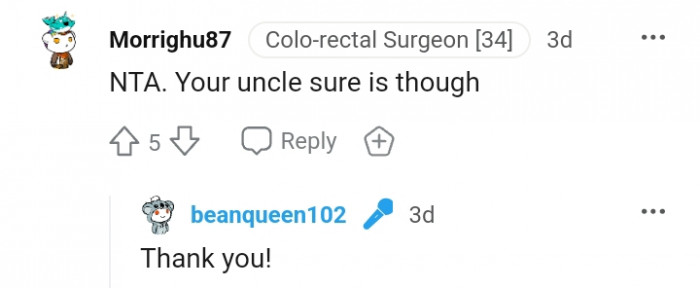 Your uncle is the AH here