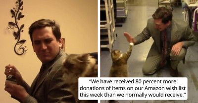 This Low Budget Cat Adopting Promo Video Is So Wacky and Adorable That It Immediately Went Viral