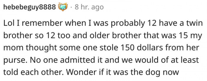 This commenter is remembering a time...