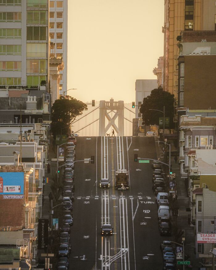 42. ITAP Of Someone Crossing The Street In San Francisco