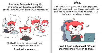 Weaponized Incompetence Explained Through A Comic With An Otter As The Main Character