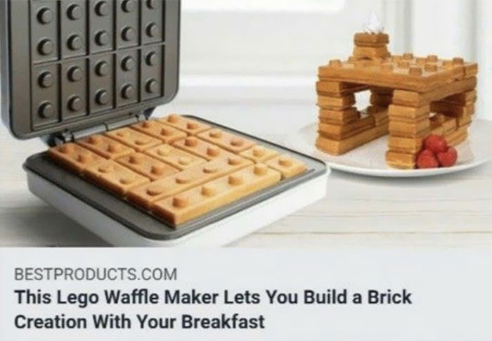 4. New LEGO Waffle Maker