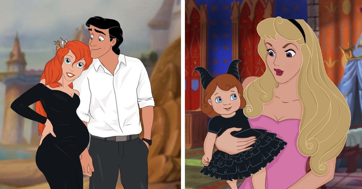 These Images Of Disney Princesses Reimagined As Moms Will Put A Smile On Your Face