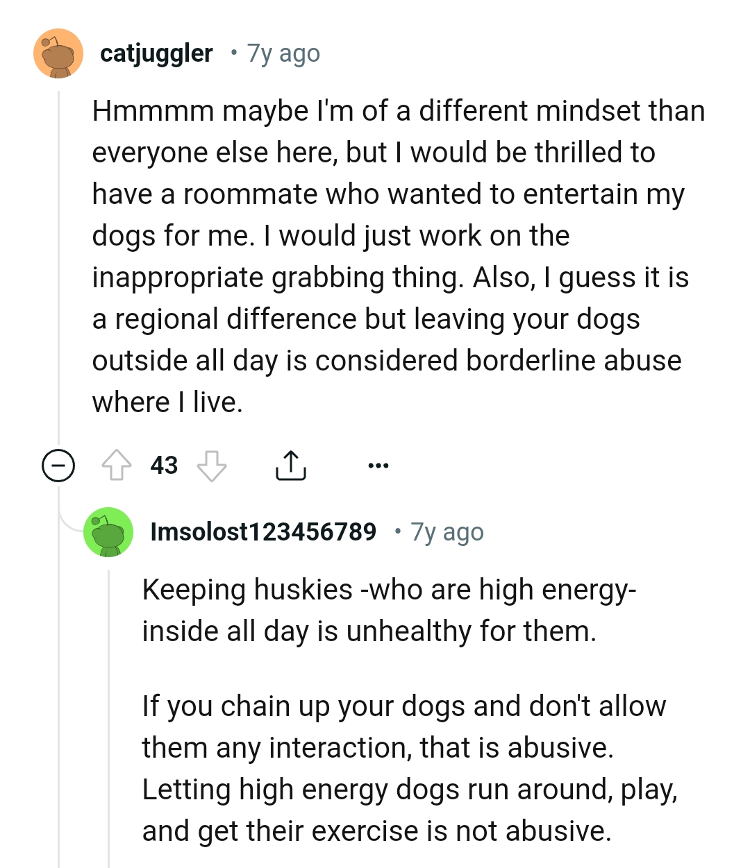 This Redditor would work on the inappropriate grabbing issue