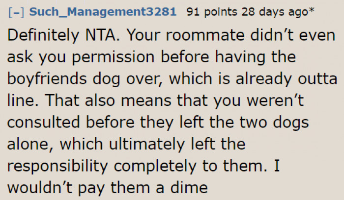 If the roommate had informed the OP, she could have reminded them to take extra precautions.