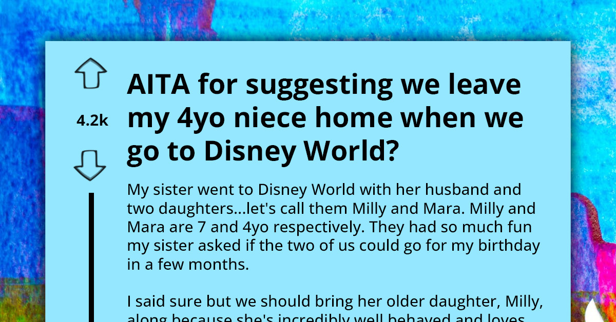 Aunt Has Dilemma About Taking Only One Niece To Disney World, Considering The Other's Behavior