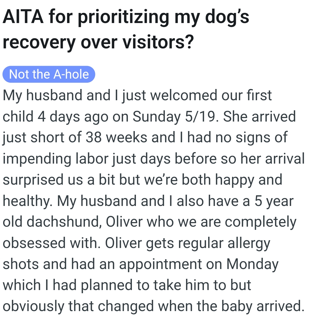 The OP Kicks Off Her Story