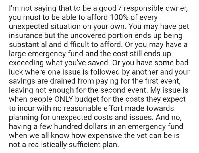 You may have pet insurance but...