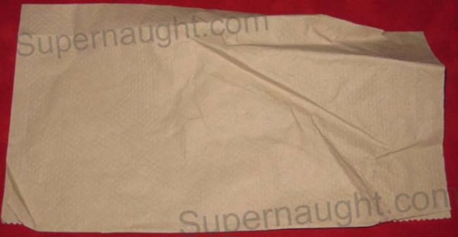 3. Charles Manson's memorabilia collection includes some peculiar items. Consider this authentic, unused prison paper towel, purportedly owned by Manson himself, priced at just $125.