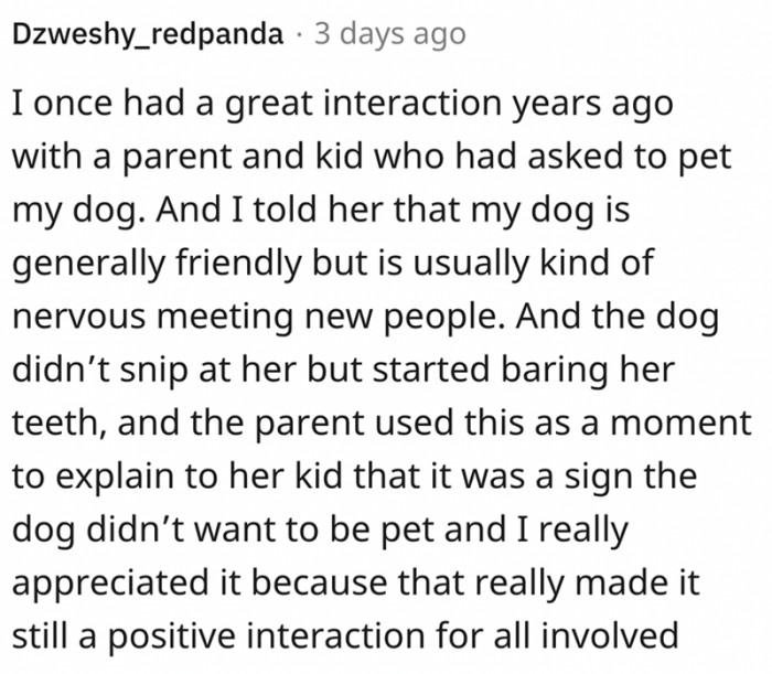 Having a great interaction years ago