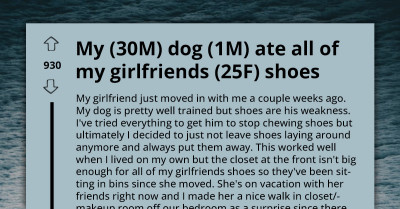 Dog Destroys His Mom's $11K Designer Shoe Collection, Parents Make Casket And Hold Drunk "Shoeneral" In Their Backyard
