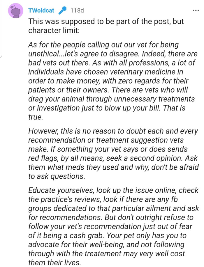 Some final words from OP