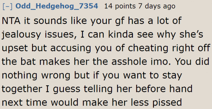 Smells like jealousy too.