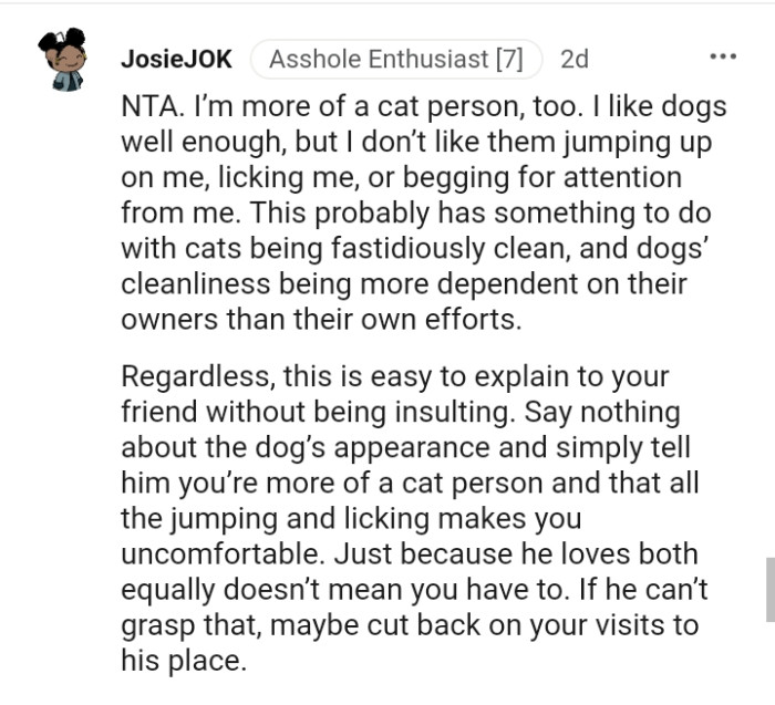 This is easy to explain to your friend