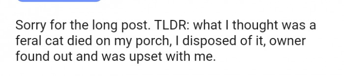 To summarize the whole story...