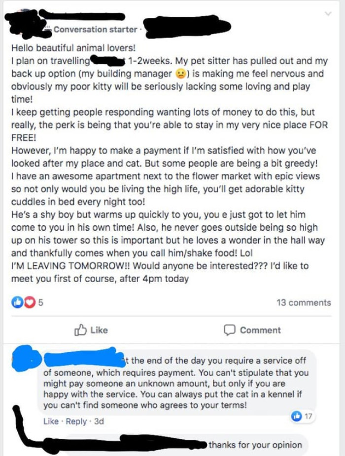 Here's the screenshot shared by the original poster