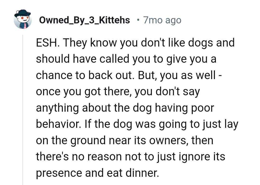 There's no reason not to just ignore it