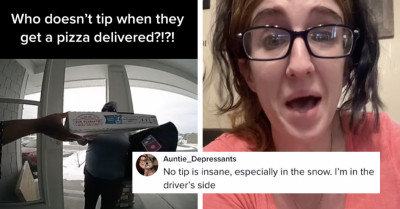 Domino's Delivery Driver Requests Tip Before Handing Over Pizza, Sparking Online Debate Over Entitlement