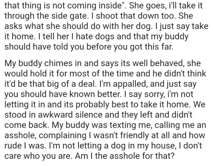 OP's friend says that the girlfriend would hold it for most of the time, and he didn't think it would be that big of a deal