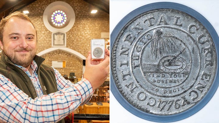 A rare coin from 1776 was recently discovered at the bottom of a toffee tin.