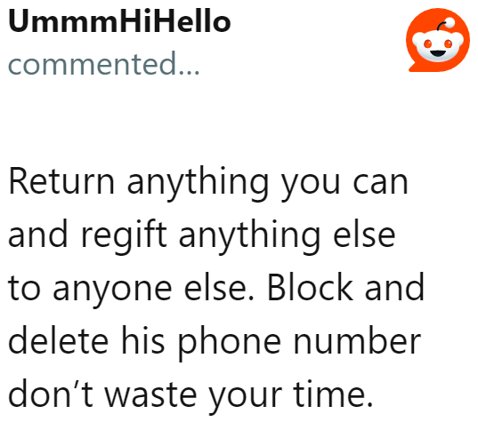 The guy has moved on. It's also time for the OP to move on from this friendship.