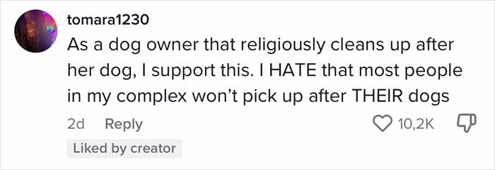 People started expressing their frustration about others not picking up after their dogs, so these individuals are doing good work.