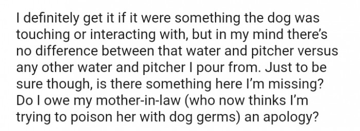 Do I owe my mother-in-law an apology?