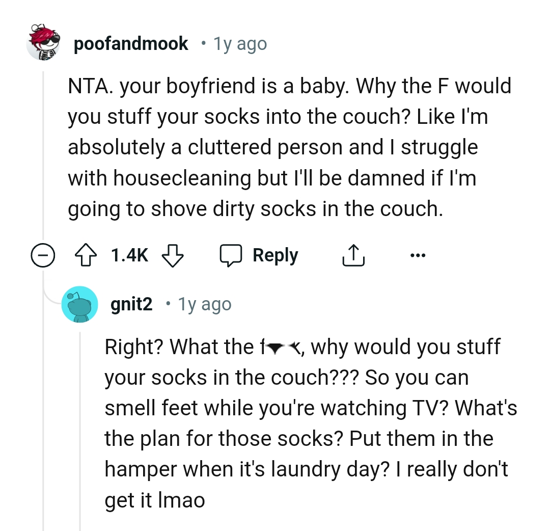 From a Redditor who struggles with cleaning the house