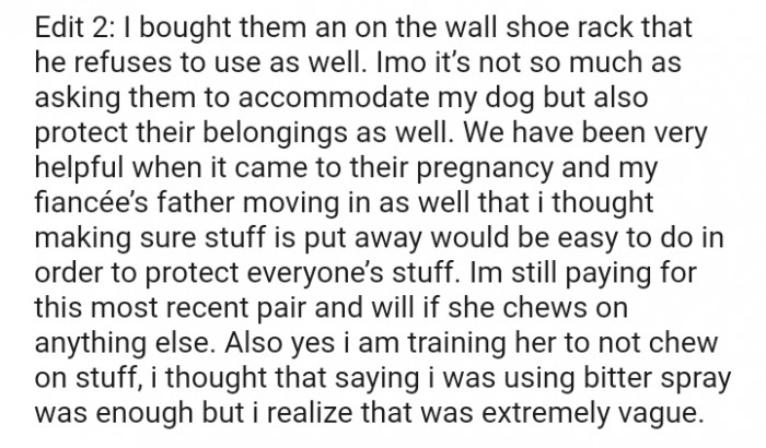 This is the second edit the OP added later on