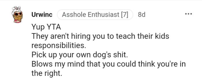 This Redditor is blown away that the OP even thinks she's not an AH