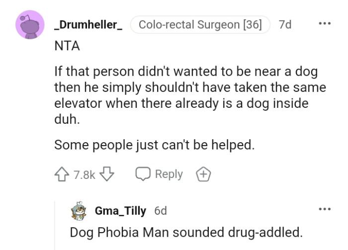 He simply shouldn't have taken the same elevator