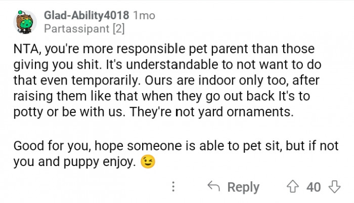 11. Making your dog a top priority is worth more than spending time with those inconsiderate people.