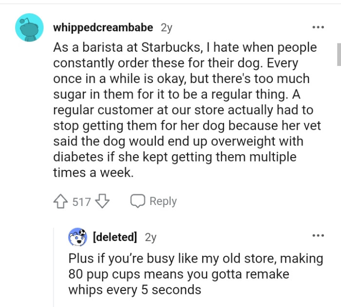 This Redditor hates when people order it for their dogs