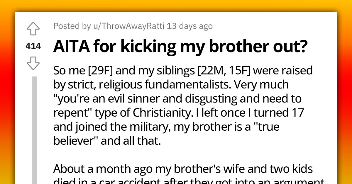Woman Kicks Religious Brother Out Of Her House
