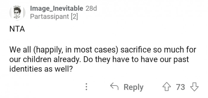 #6 Do they have to have our past too?