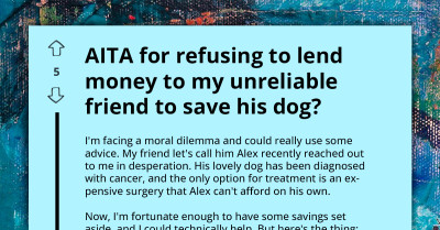 Man With Shaky Repayment History Begs Friend for Dog's Life-Saving Surgery Loan