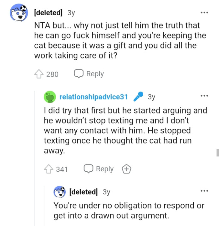 You did all the work taking care of it