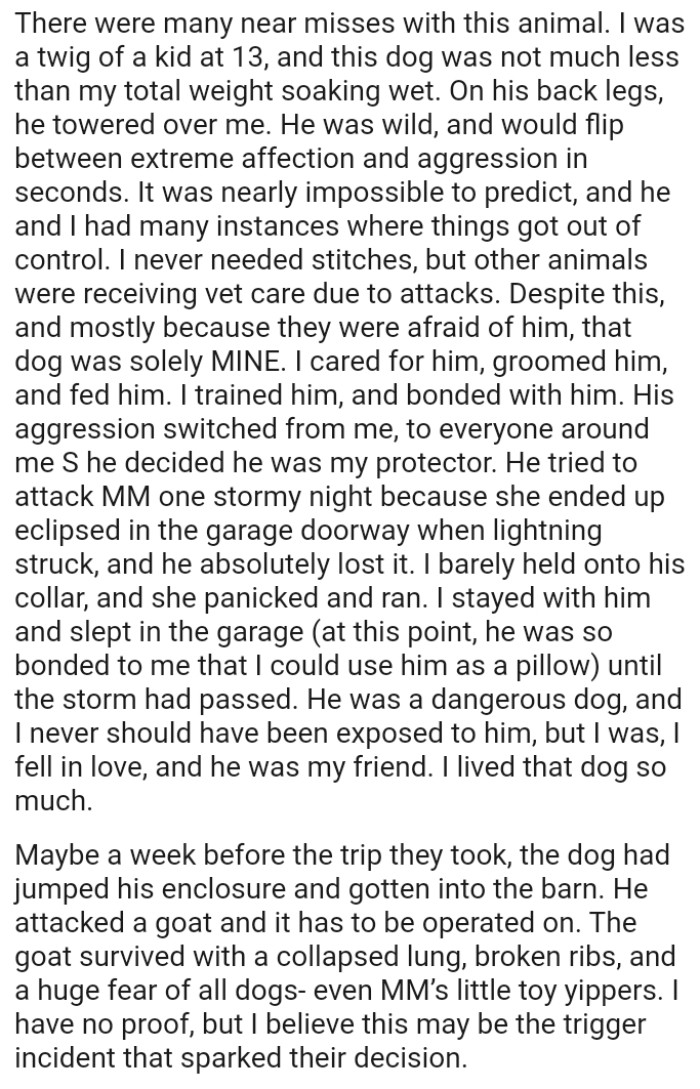 He tried to attack MM one stormy night because she ended up eclipsed